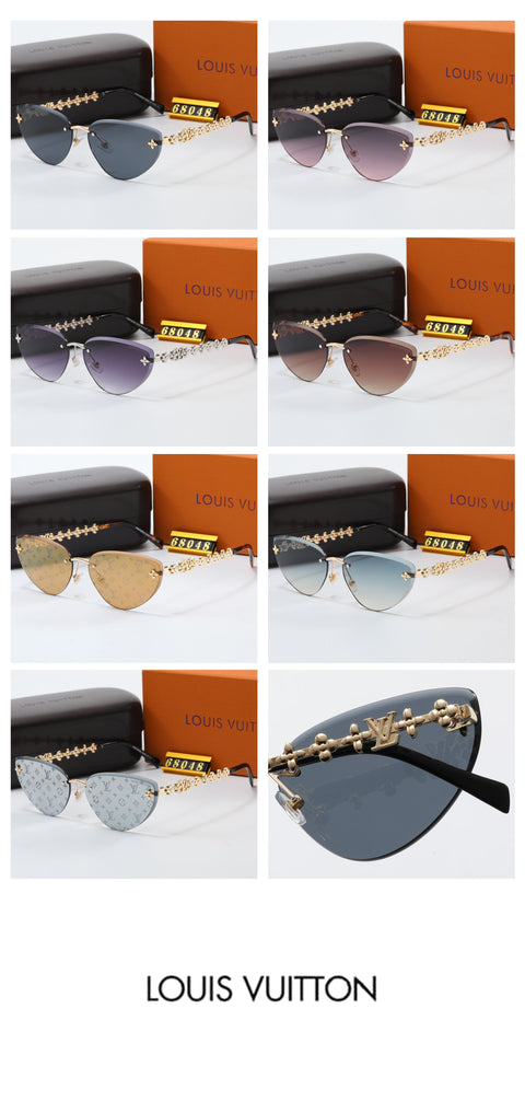 7 colors frameless trendy sunglasses  68048