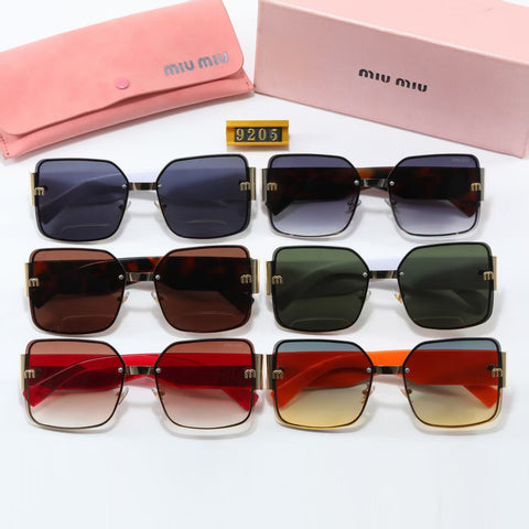 6 Color Square Frame Women's Sunglasses  9205