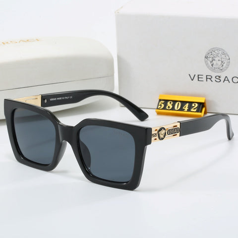 5 Color Trendy Square Frame Sunglasses  58042