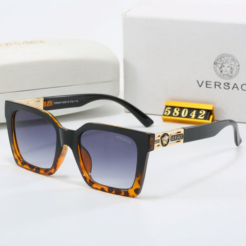 5 Color Trendy Square Frame Sunglasses  58042