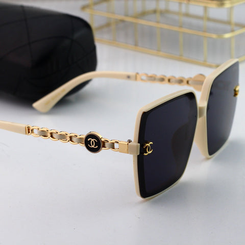 5-color Polaroid nylon HD lenses frameless design sunglasses 7268