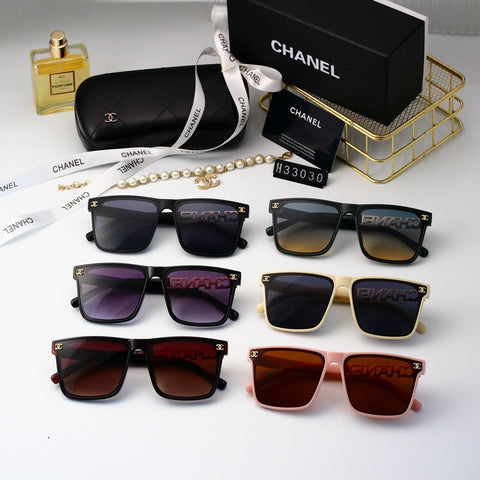 6-color Polaroid nylon HD lenses frameless design sunglasses  33030