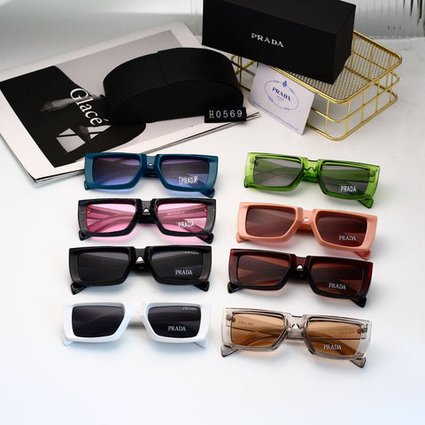 7 Colors Fashionable Plain Sunglasses  68016