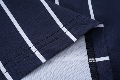 Fashion striped POLO shirt