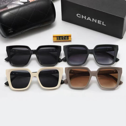 4-color double  rhombic temple polarized sunglasses