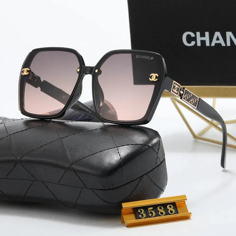 5-Color Fashion Printed Letter Polarized Sunglasses