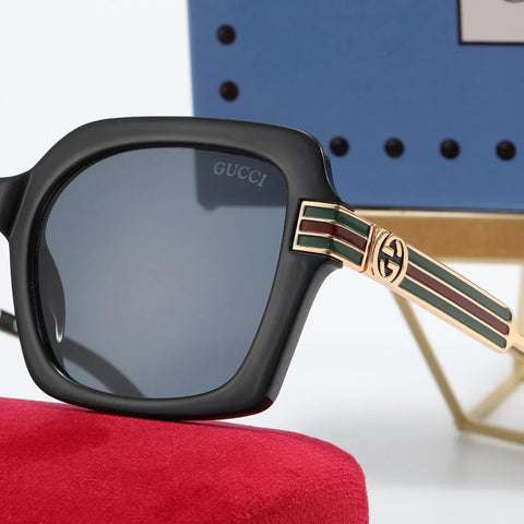 5-color fashion printing stripe polarized sunglasses with temples