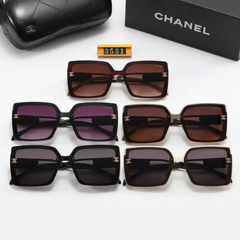 5-Color Fashion  Temple Hollow Sunglasses