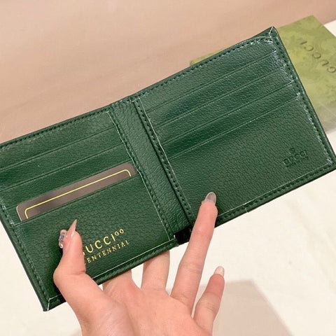 Green Monogram Leather Wallet