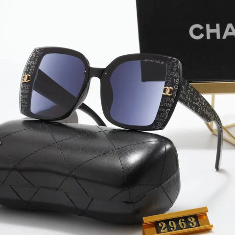 5-color fashion graffiti print sunglasses