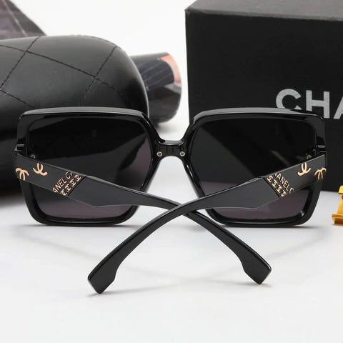 5-color stylish letter temple sunglasses