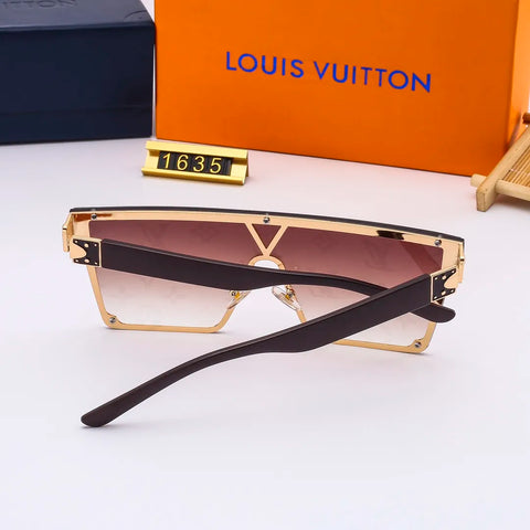 New Fashion One Piece Watermark Square Sunglasses