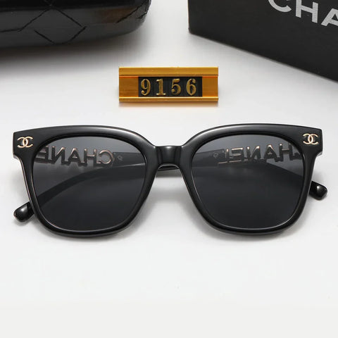 7-color fashion  hollow letter sunglasses