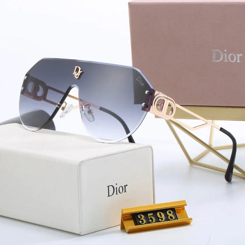 6-color fashion hollow temple sunglasses