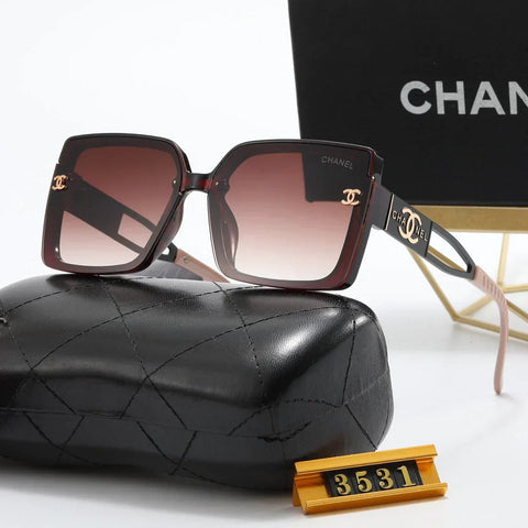 5-Color Fashion  Temple Hollow Sunglasses