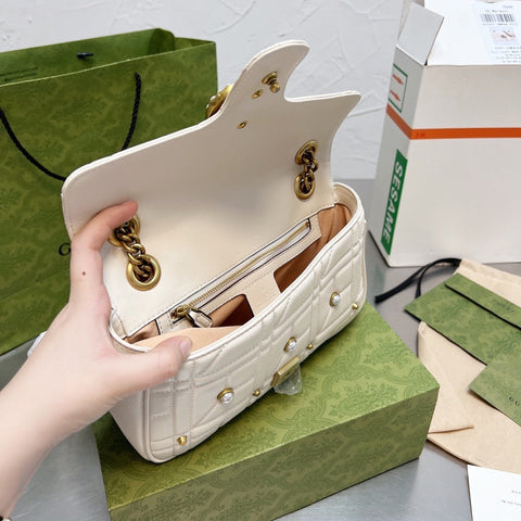 Classic Marmont Pearl Handle Bag