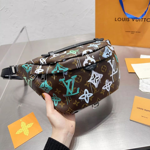 Personalized Graffiti Monogram Crossbody Bag