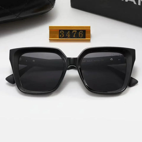 4-color double  rhombic temple polarized sunglasses