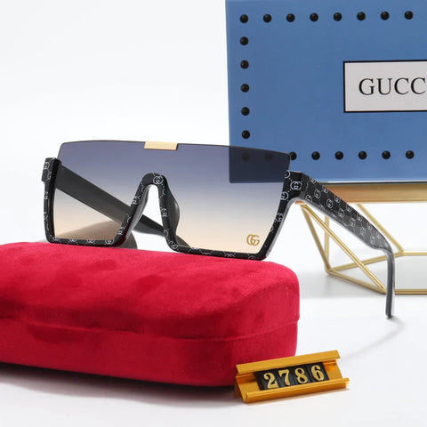 5 Colors One Piece  Printed Polarized Sunglasses