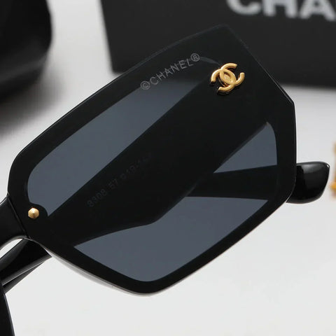 5-Color  Letter Temple Polarized Sunglasses