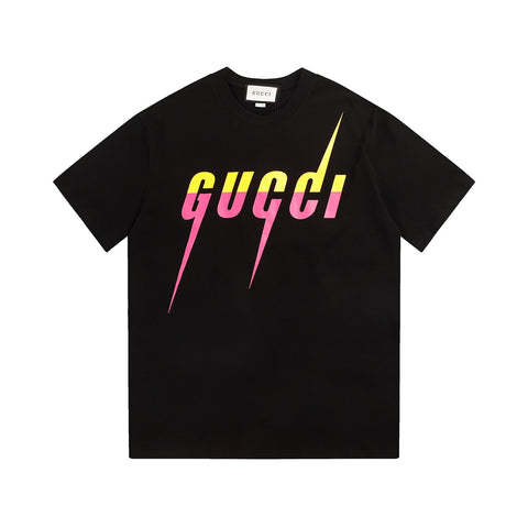 Lightning print T-shirt