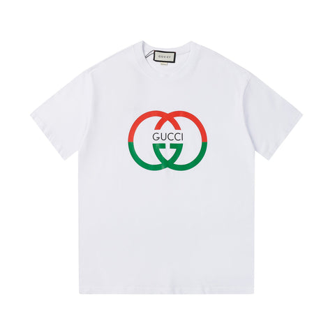 Double circle print T-shirt