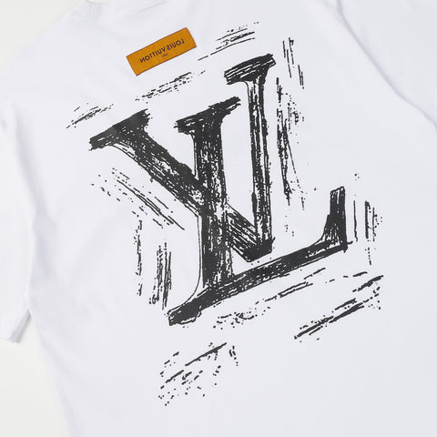 Creative letter print T-shirt