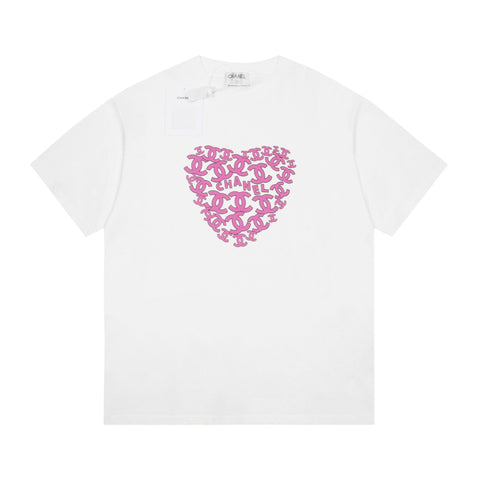 Heart printed T-shirt