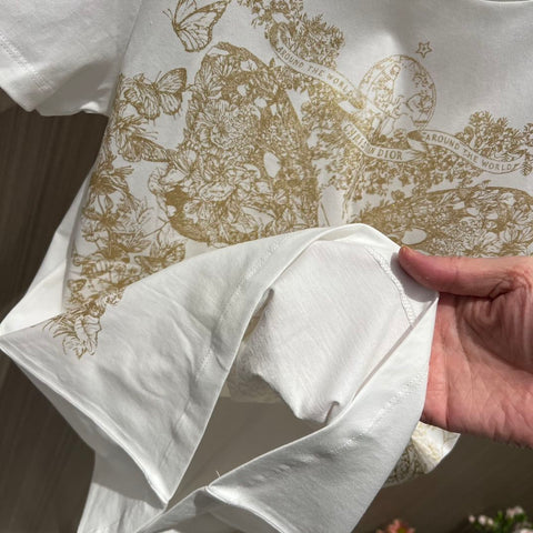 Butterfly Around the World Women's Graphic T-Shirt