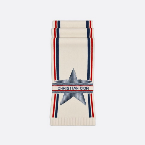 Lucky Star Series Jacquard Knit Scarf