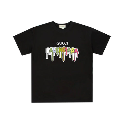 Graffiti co-branded print T-shirt