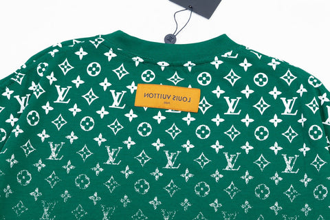 Gradient monogram print T-shirt