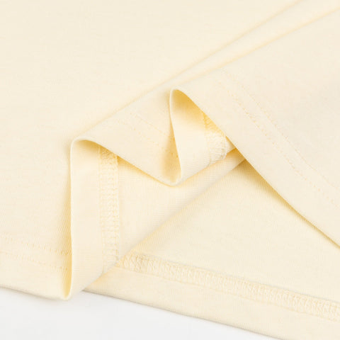 Simple embroidered cotton T-shirt