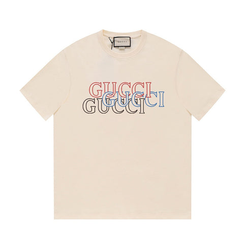 Simple printed cotton T-shirt