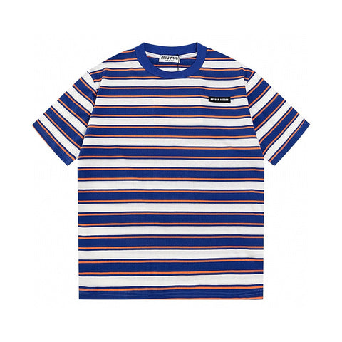 Striped cotton T-shirt