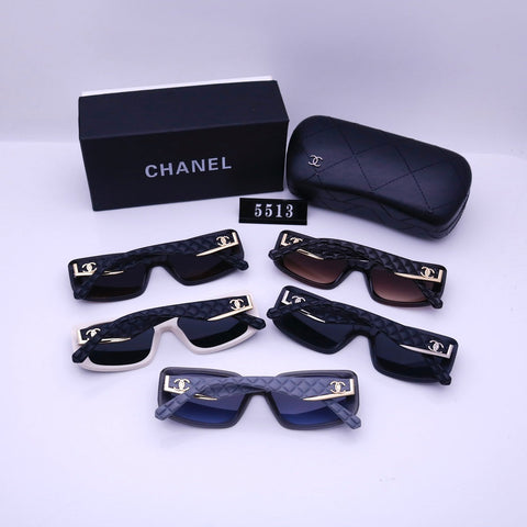 Retro Fashion Diamond Logo Sunglasses