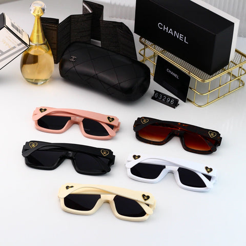 5 colors new love heart luxury polarized sunglasses #63296